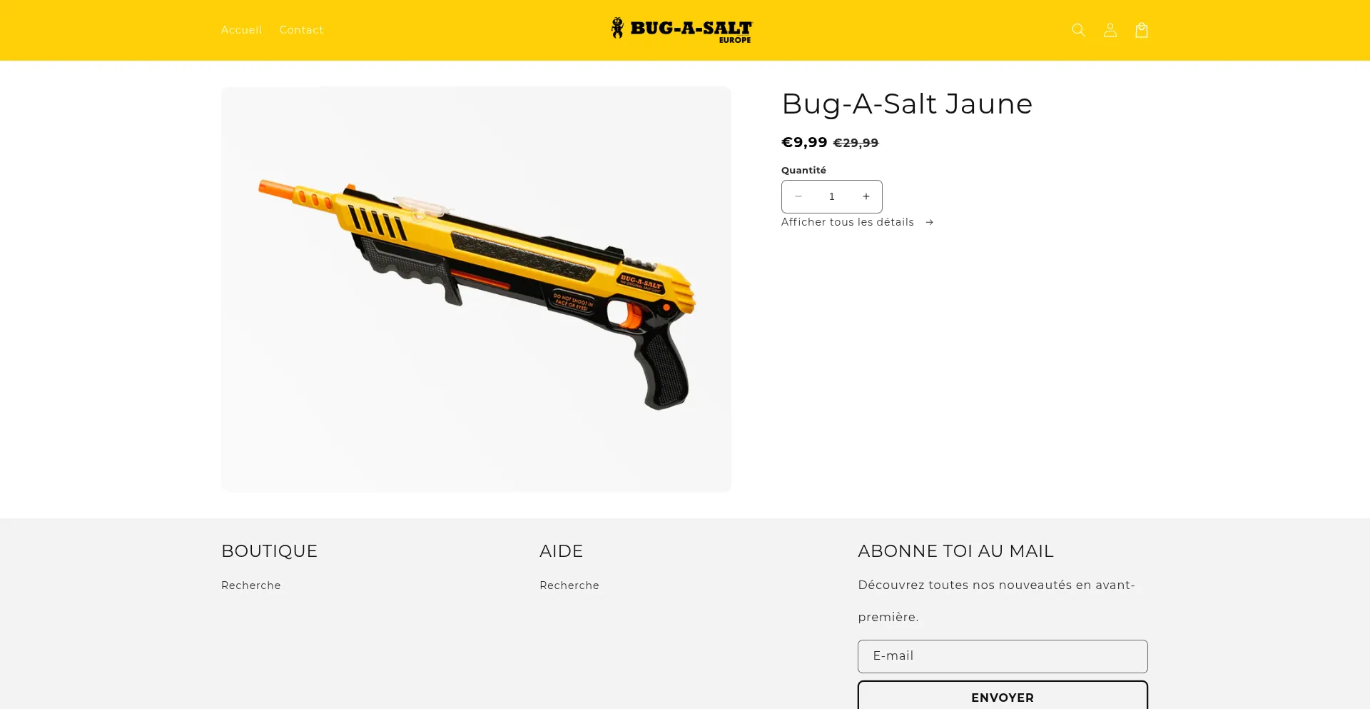 Website screenshot of Buga-salt.com