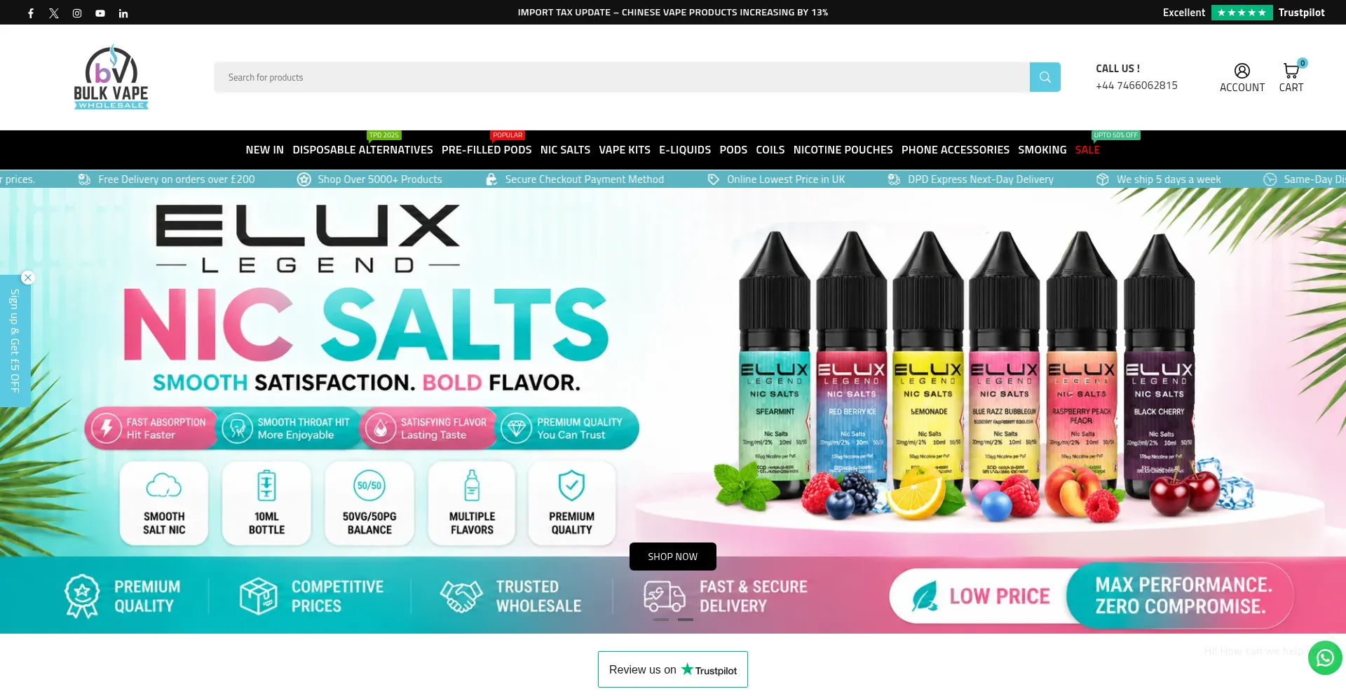 Bulkvapewholesale.co.uk