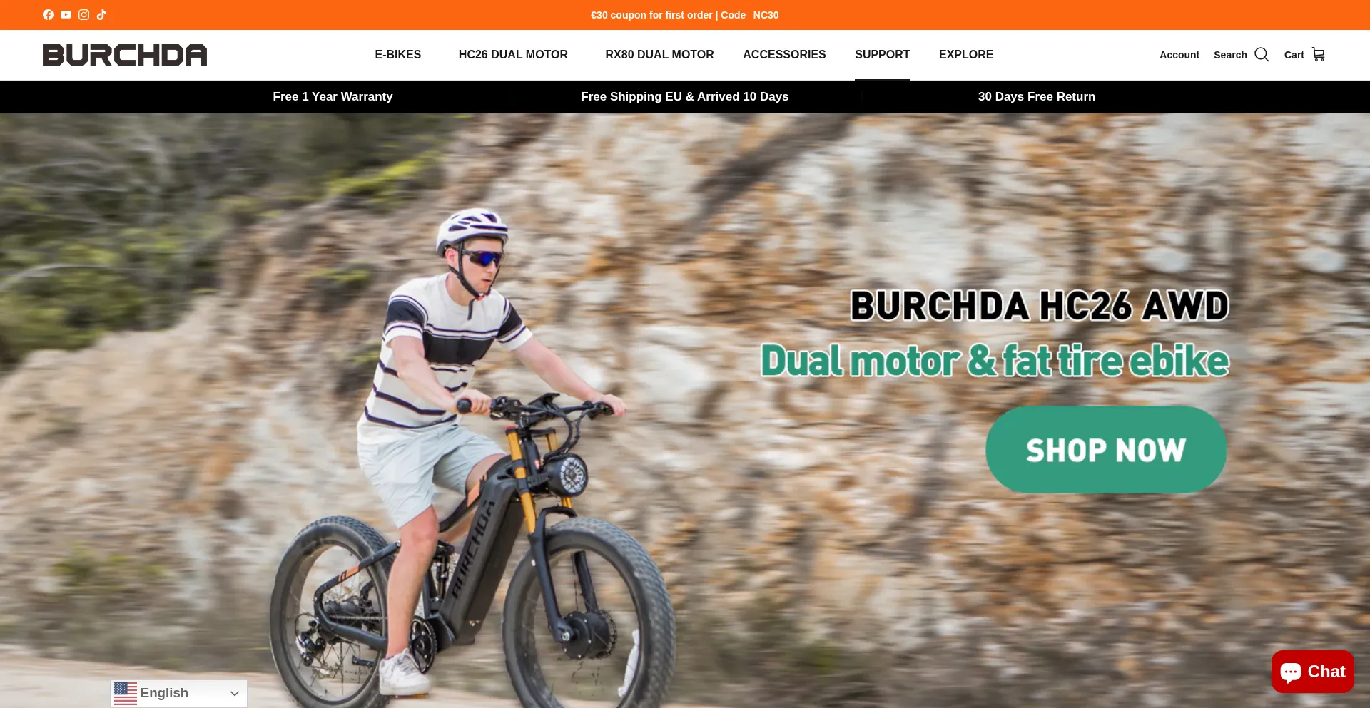 ¿És Seguro y Confiable Burchda-ebike.com?