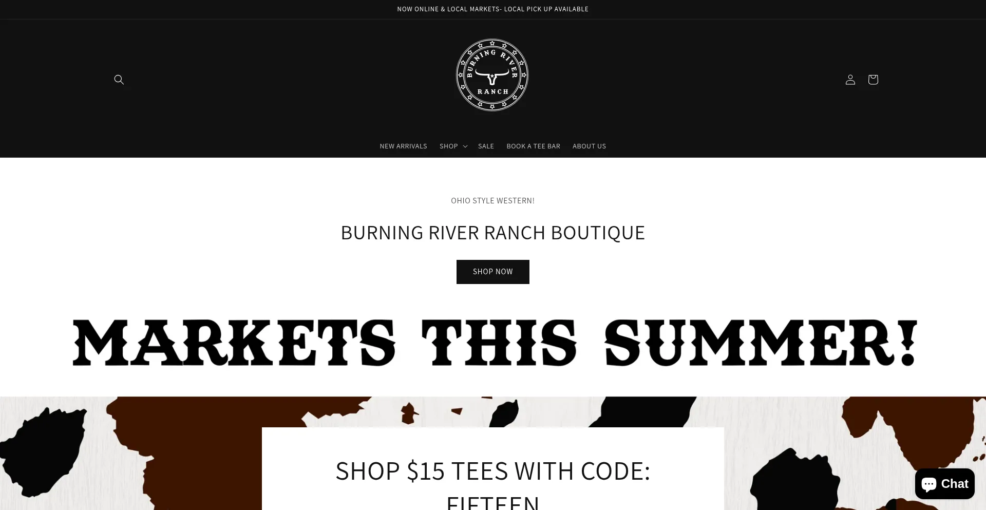 Burningriverranch.com Screenshot