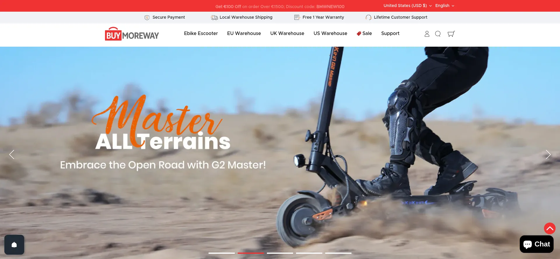 Website screenshot of Buymoreway.com