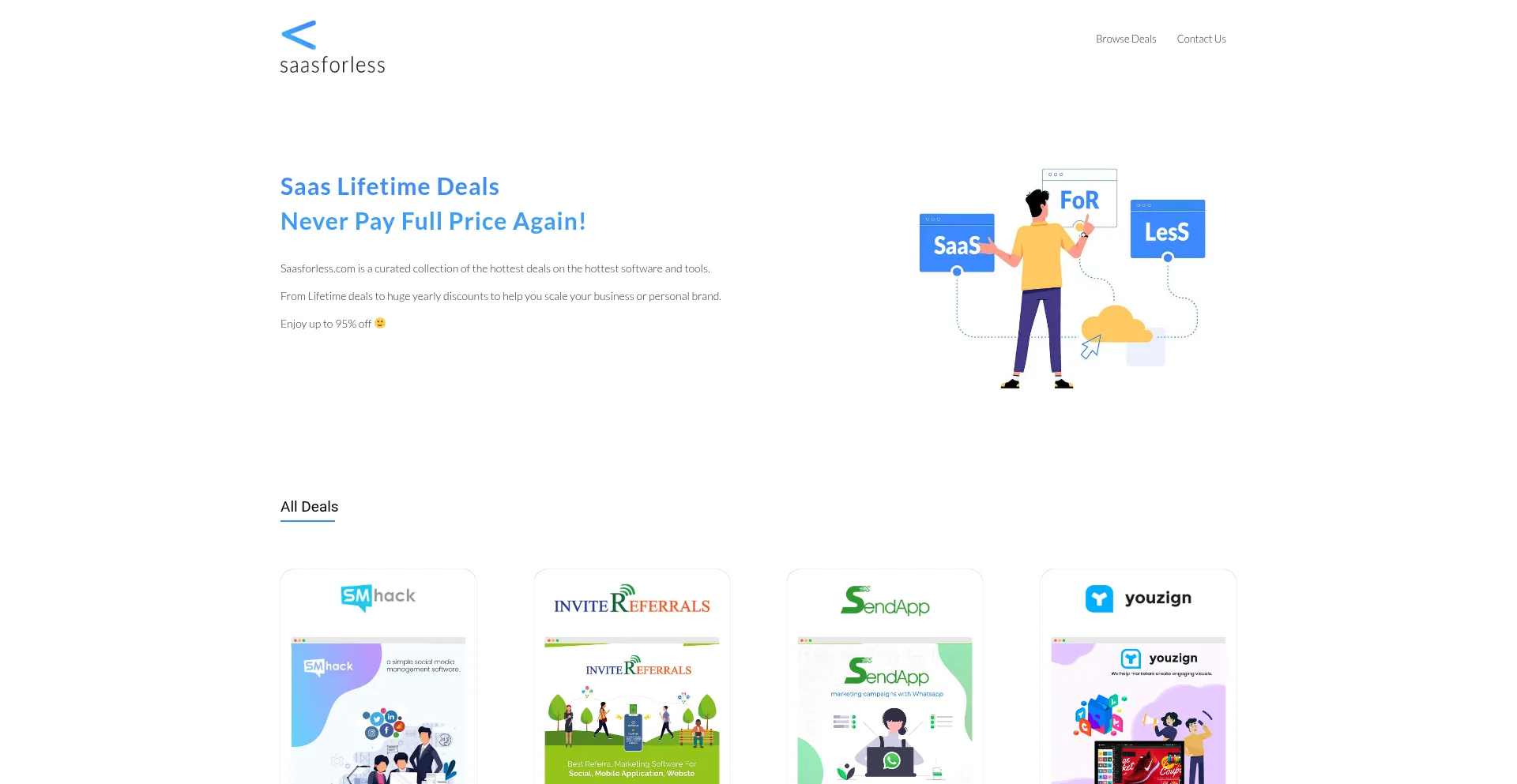 Website screenshot of Buysocialmedia.com