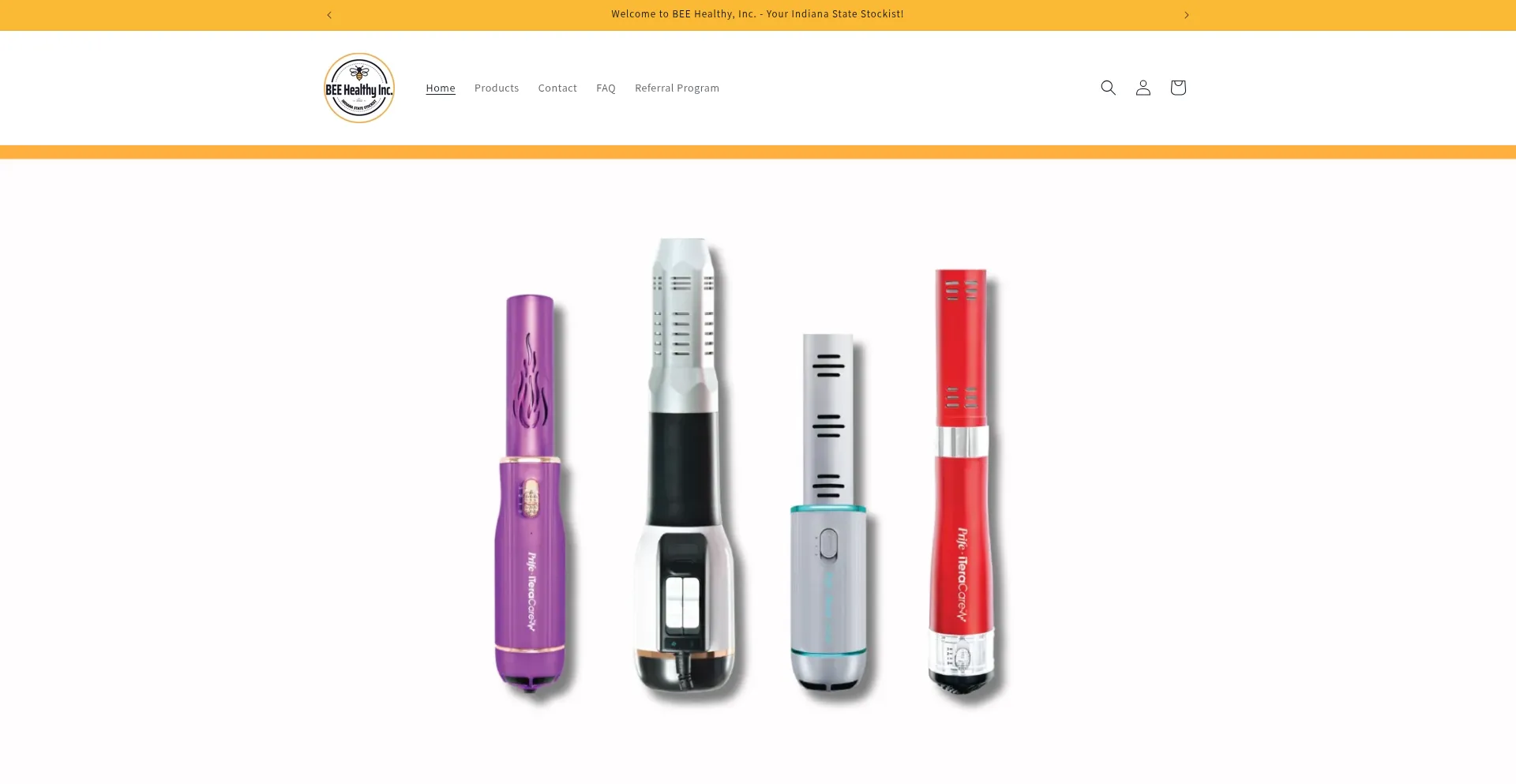 Website screenshot of Buywands.com