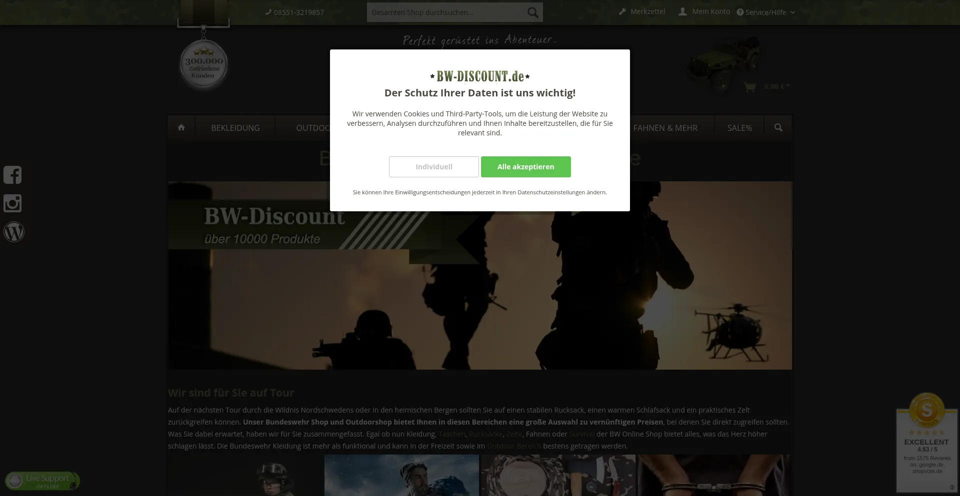 ¿És Seguro y Confiable Bw-discount.de?