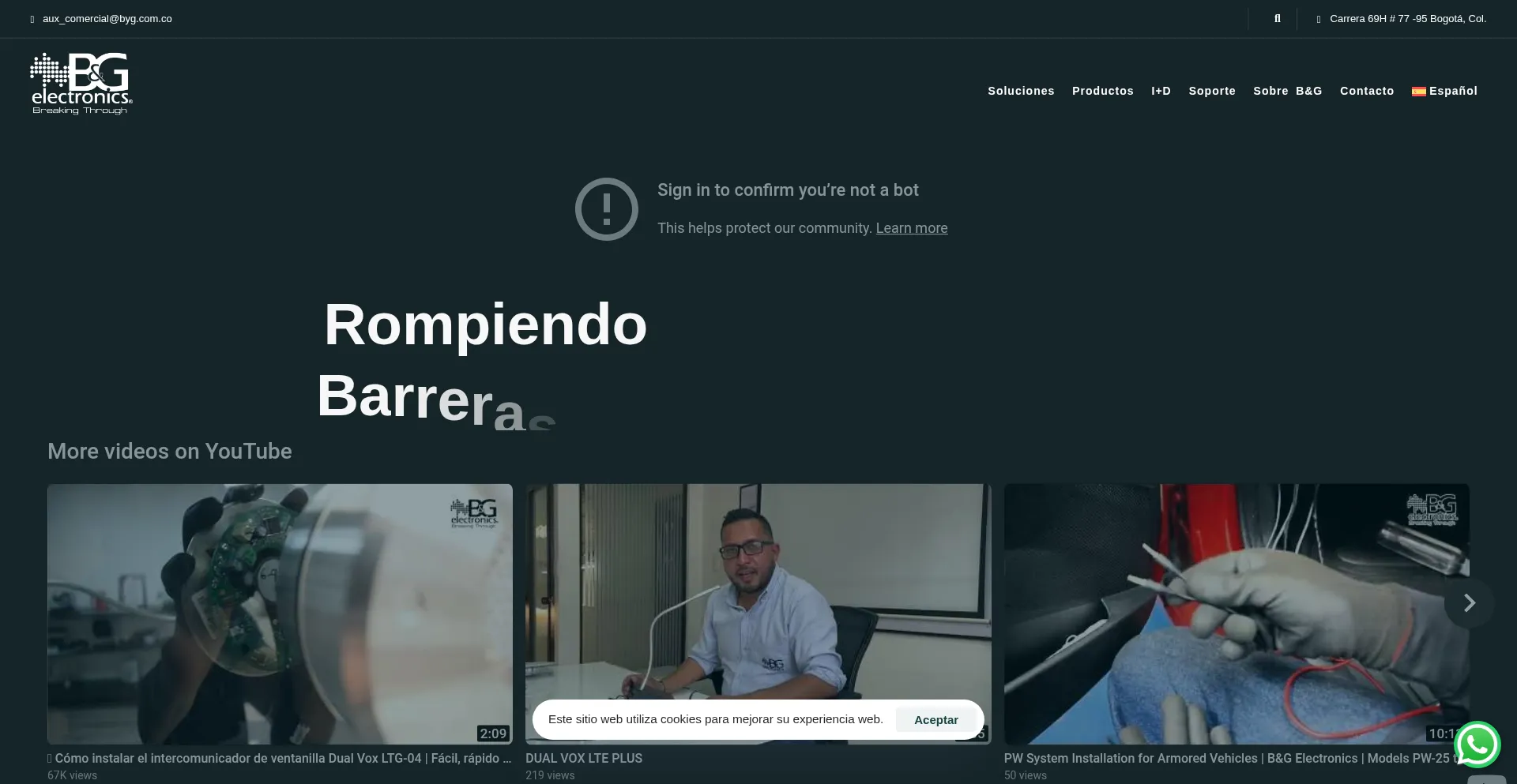 Byg.com.co Screenshot