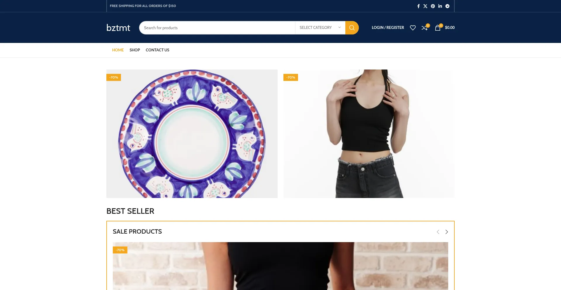 Website screenshot of Bztmt.top