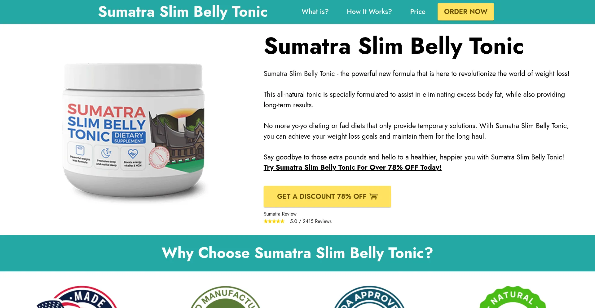 Website screenshot of Ca-sumatra.com