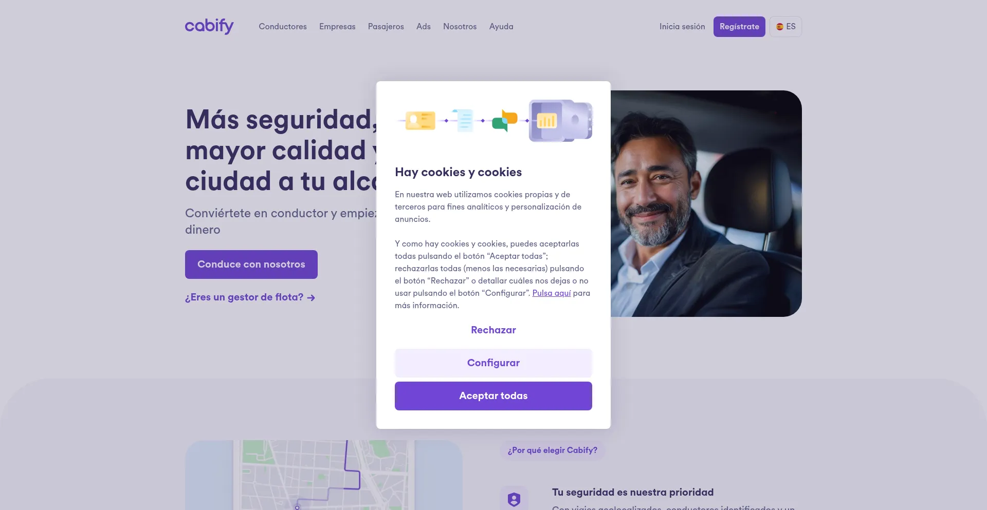 ¿És Seguro y Confiable Cabify.com?