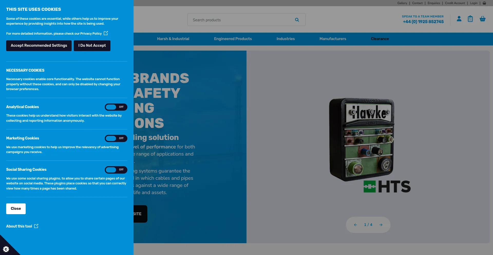 Cablesystems.co.uk Screenshot