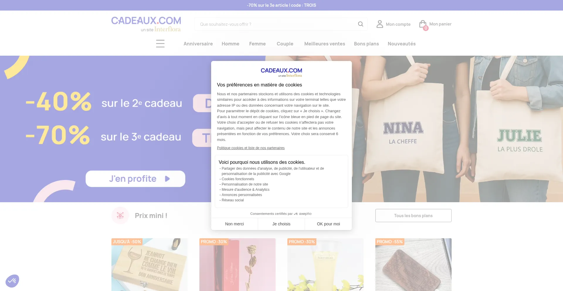¿És Seguro y Confiable Cadeau.com?