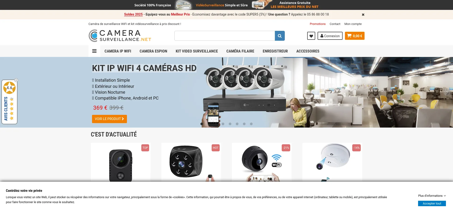 ¿És Seguro y Confiable Camerasurveillance.net?