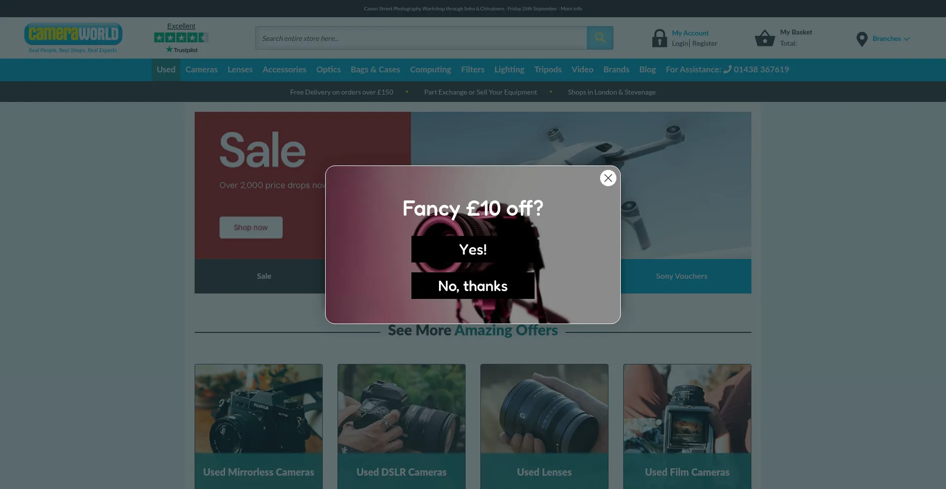 ¿És Seguro y Confiable Cameraworld.co.uk?