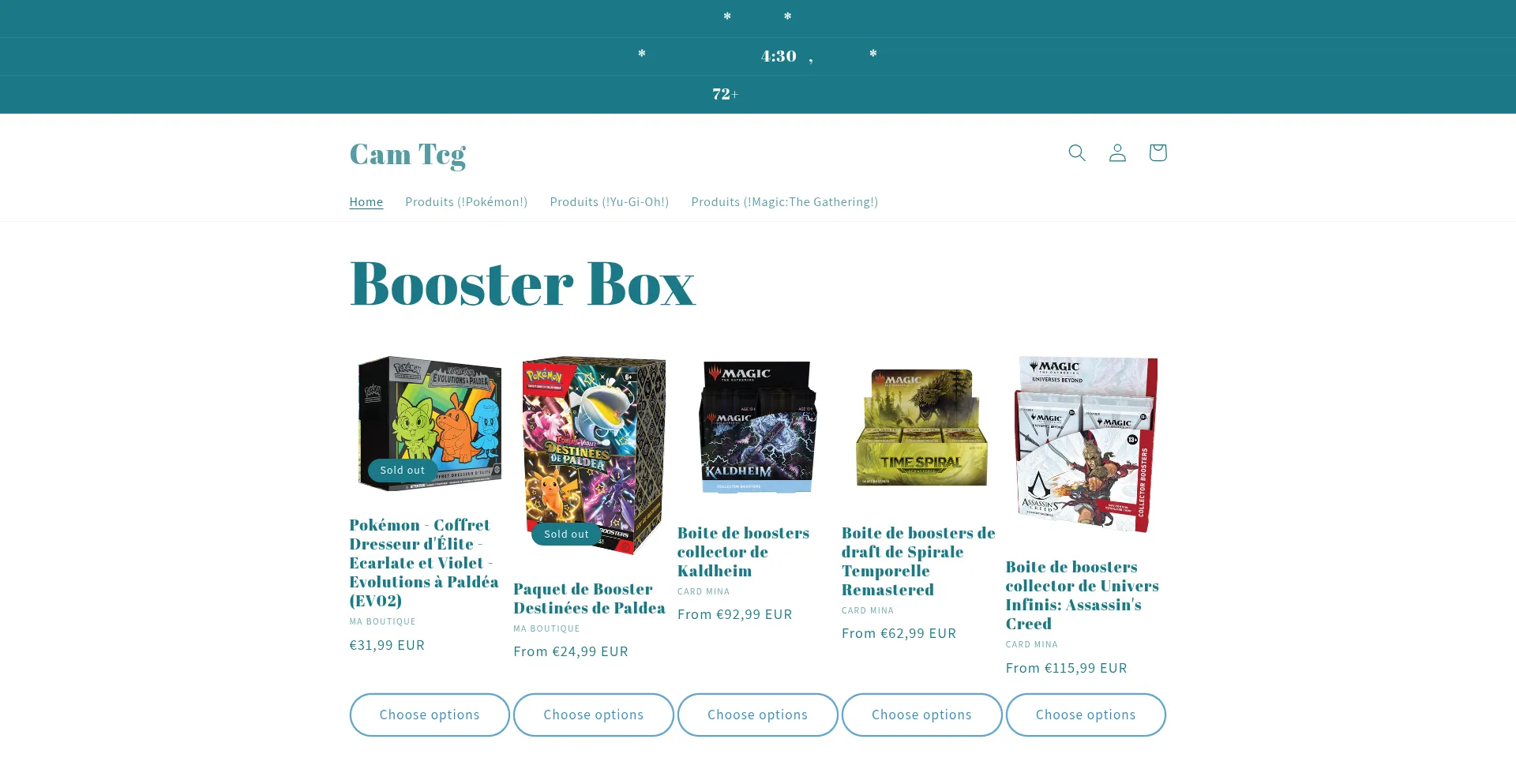 ¿És Seguro y Confiable Camtcg.shop?