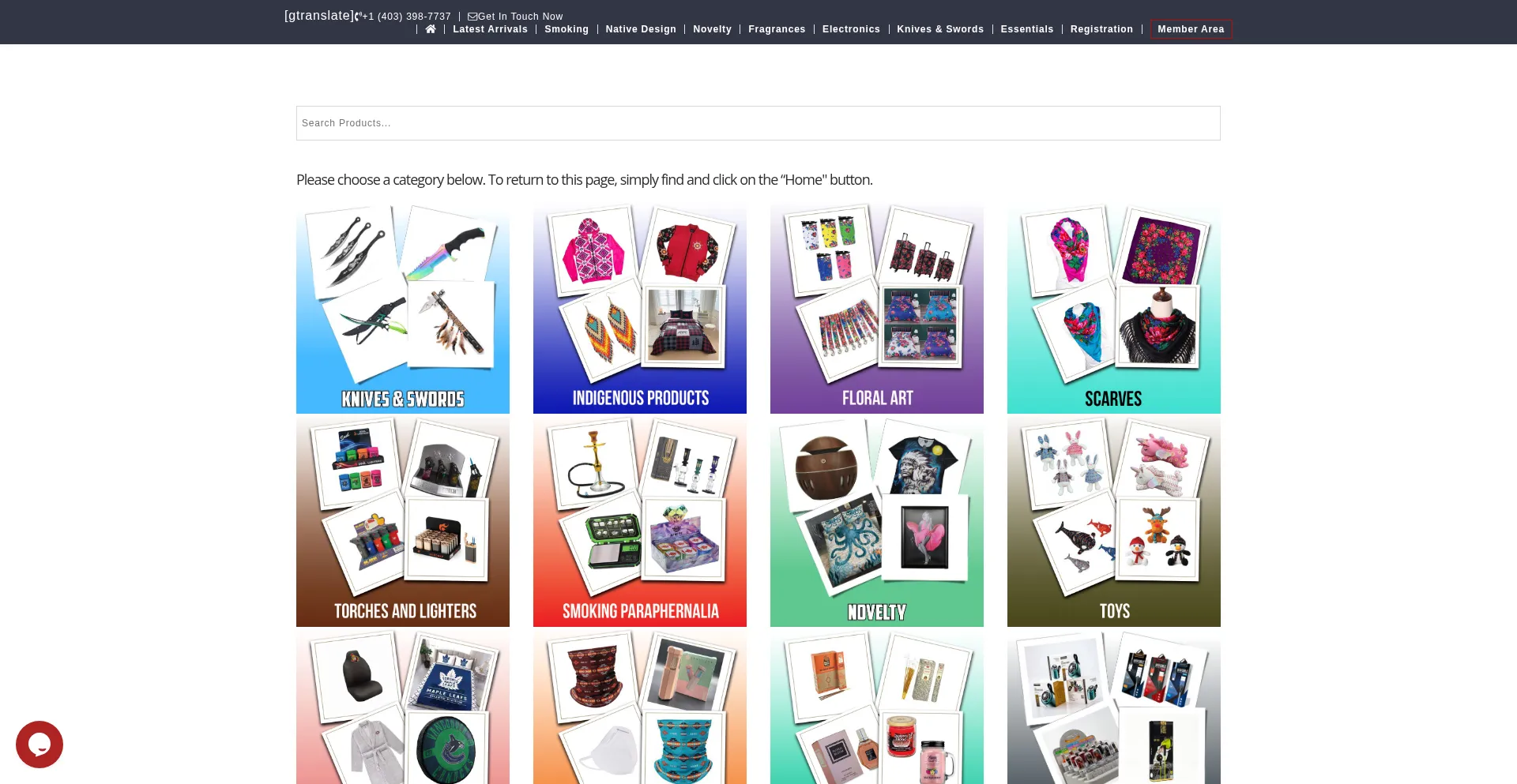 Website screenshot of Canadiandistributor.ca