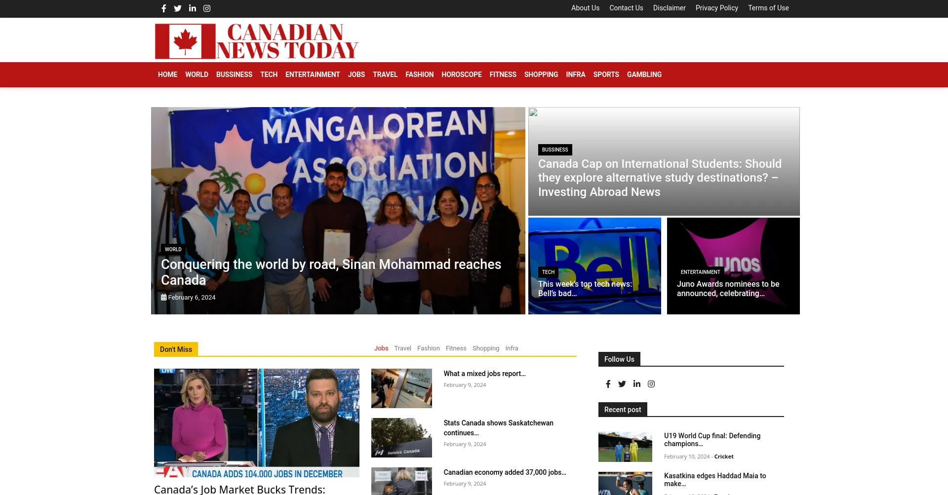 Canadiannewstoday.com