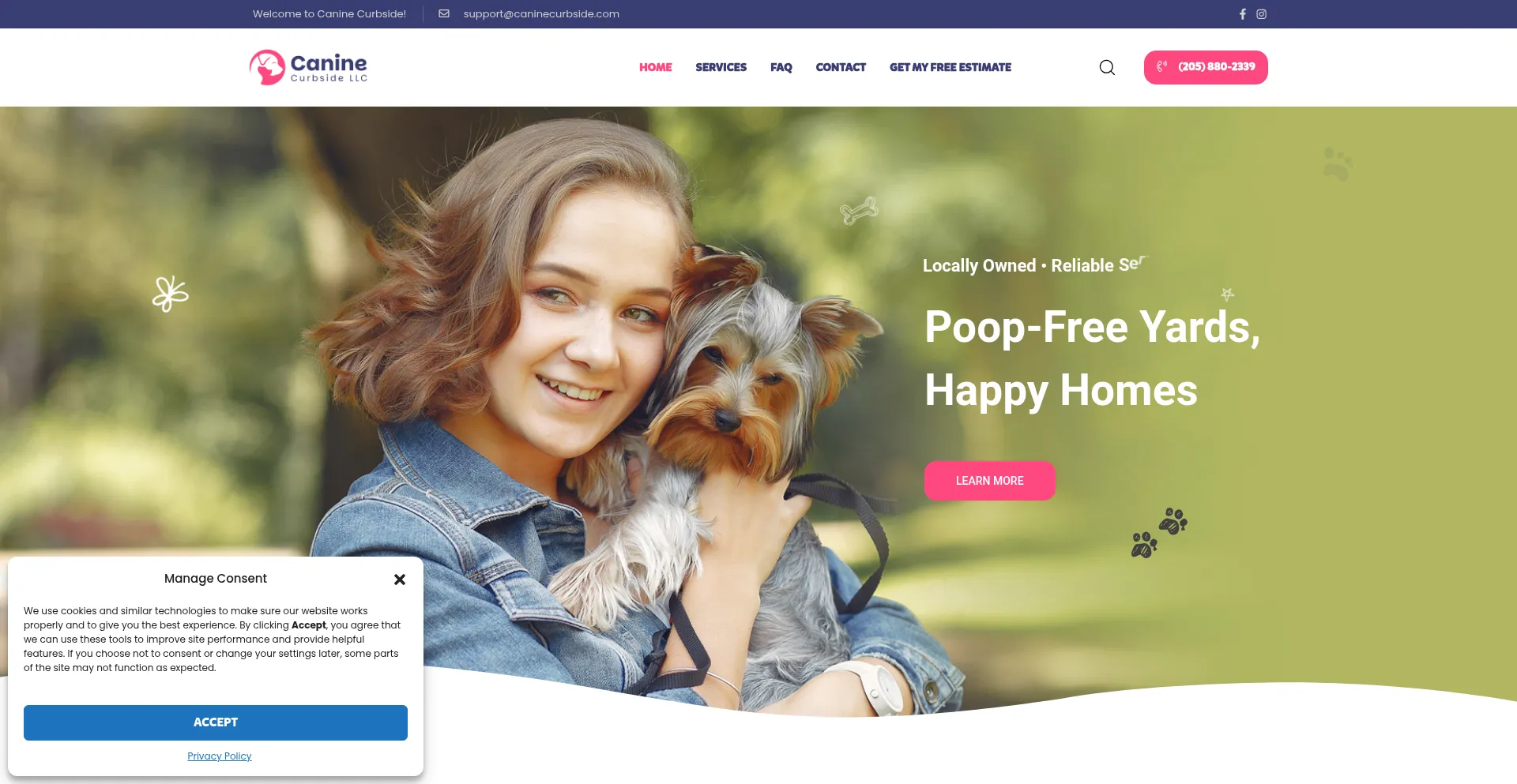 ¿És Seguro y Confiable Caninecurbside.com?