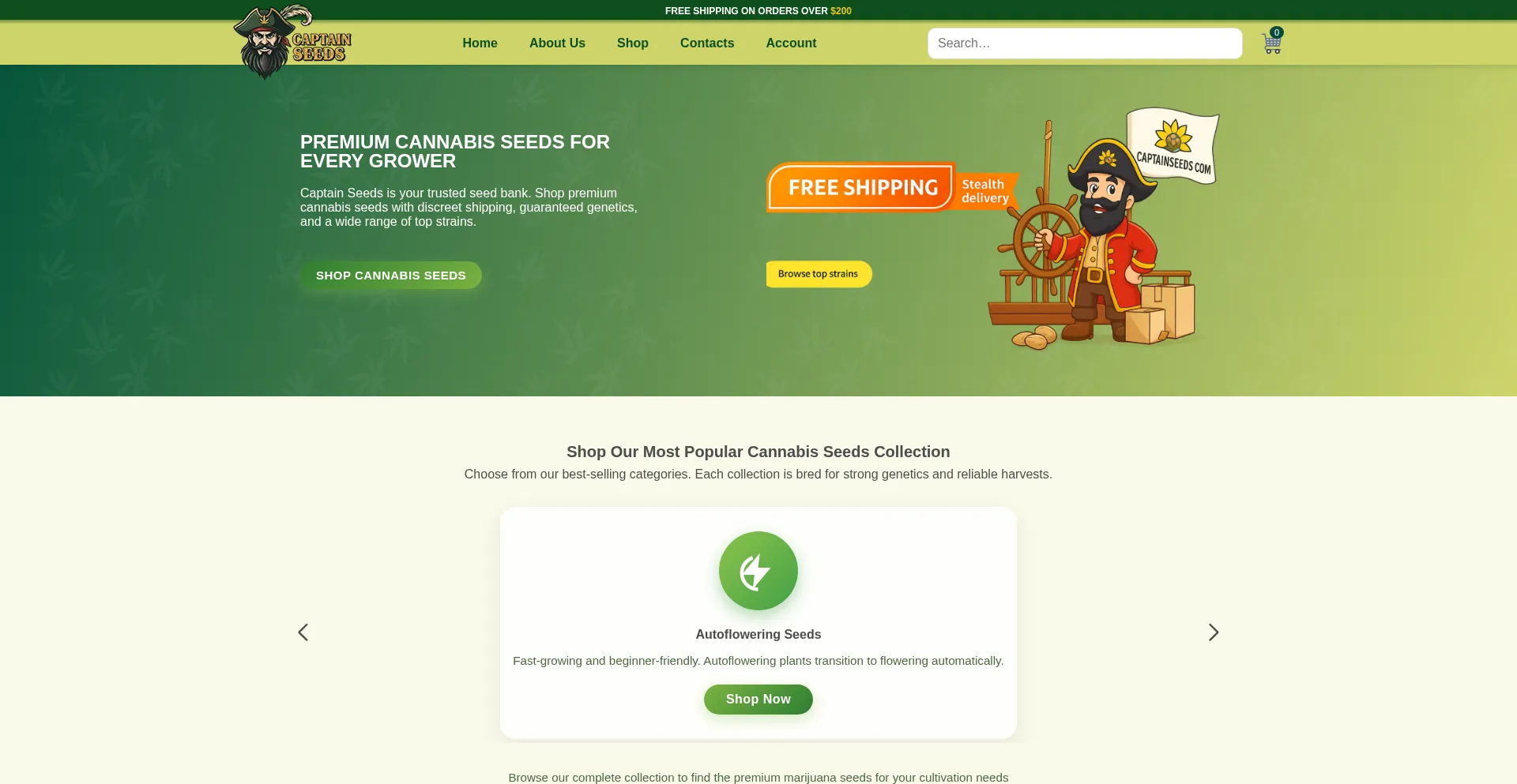¿És Seguro y Confiable Captainseeds.com?