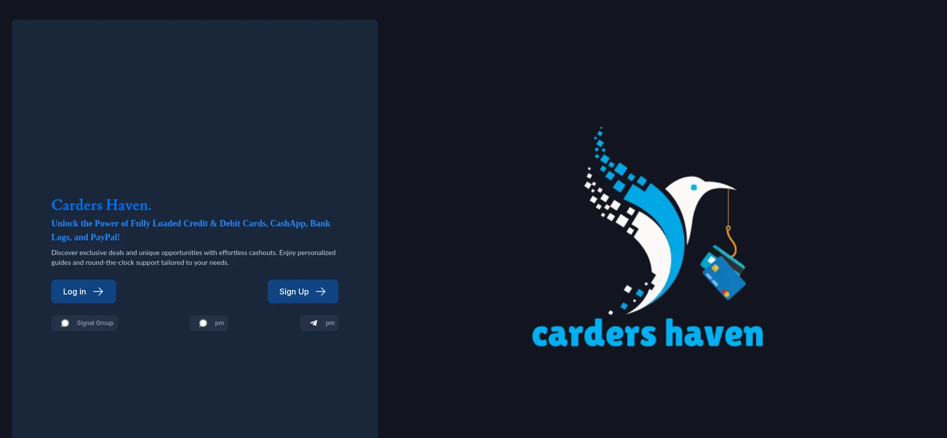 ¿És Seguro y Confiable Cardinghaven.cc?
