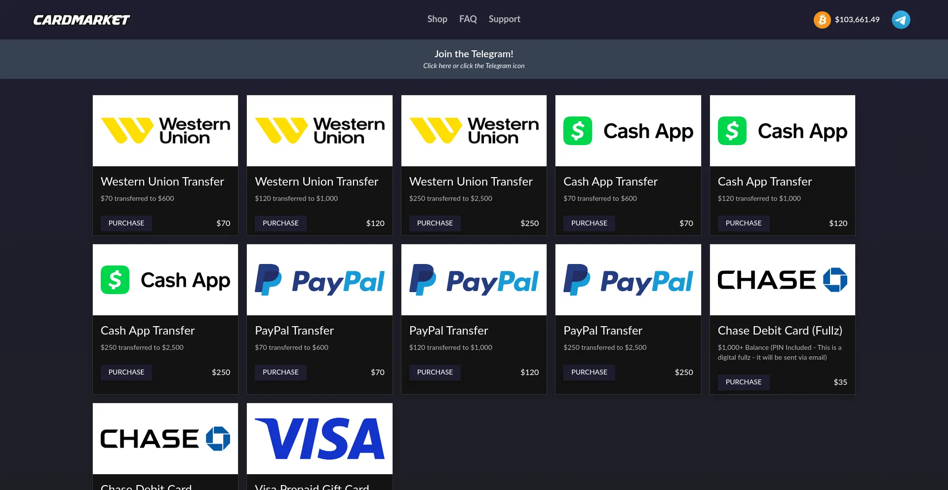 Website screenshot of Cardmarket.pro