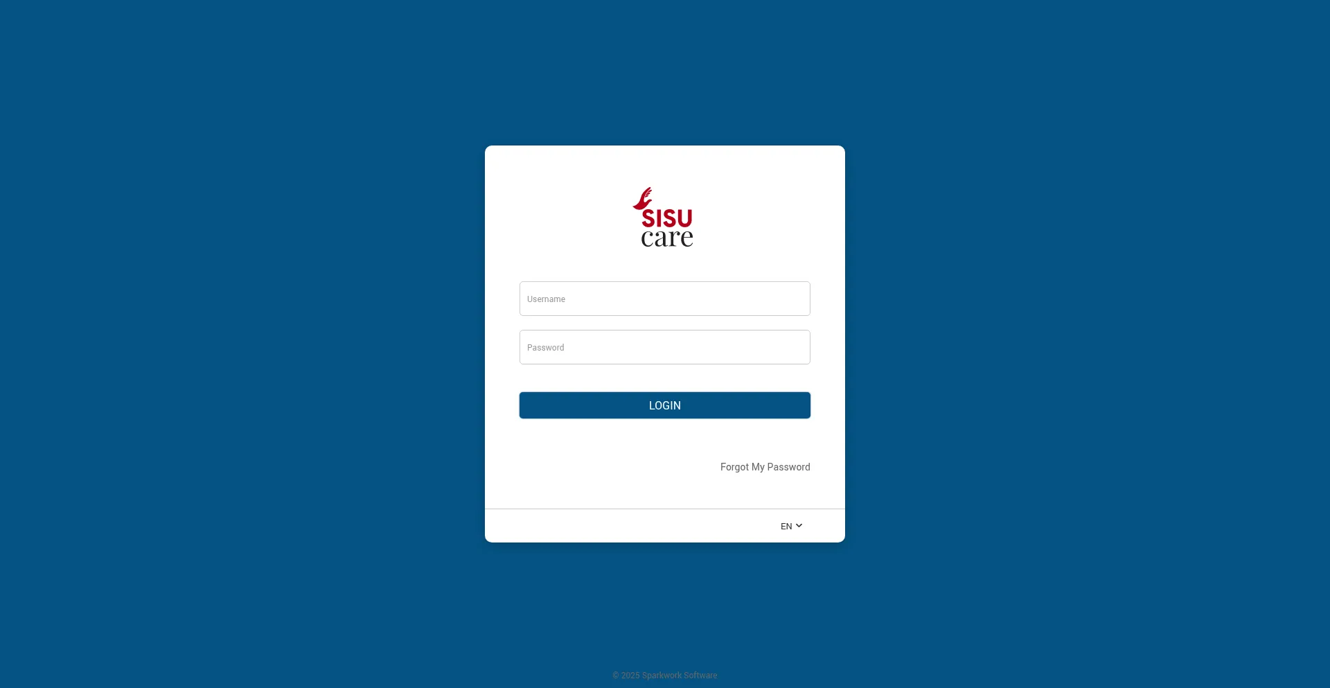 Website screenshot of Care.sparkwork.io