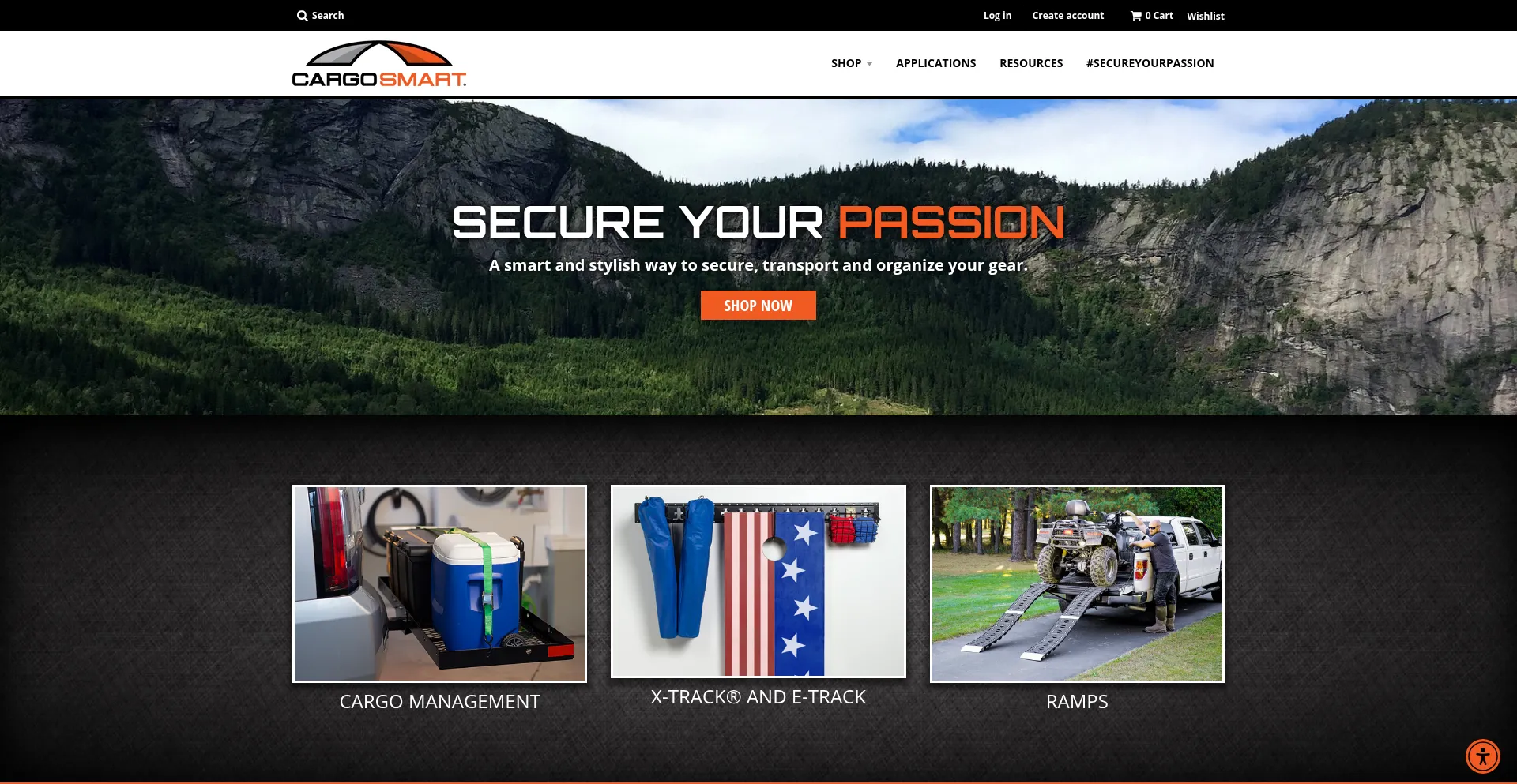 Website screenshot of Cargosmartllc.com