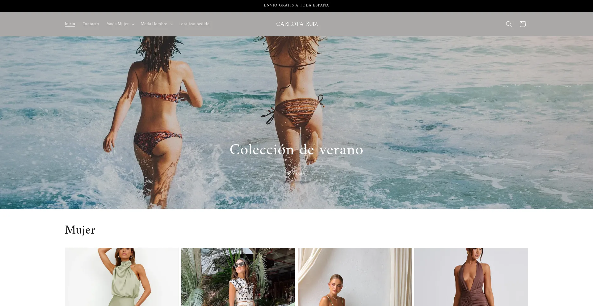 Website screenshot of Carlotaruizz.com