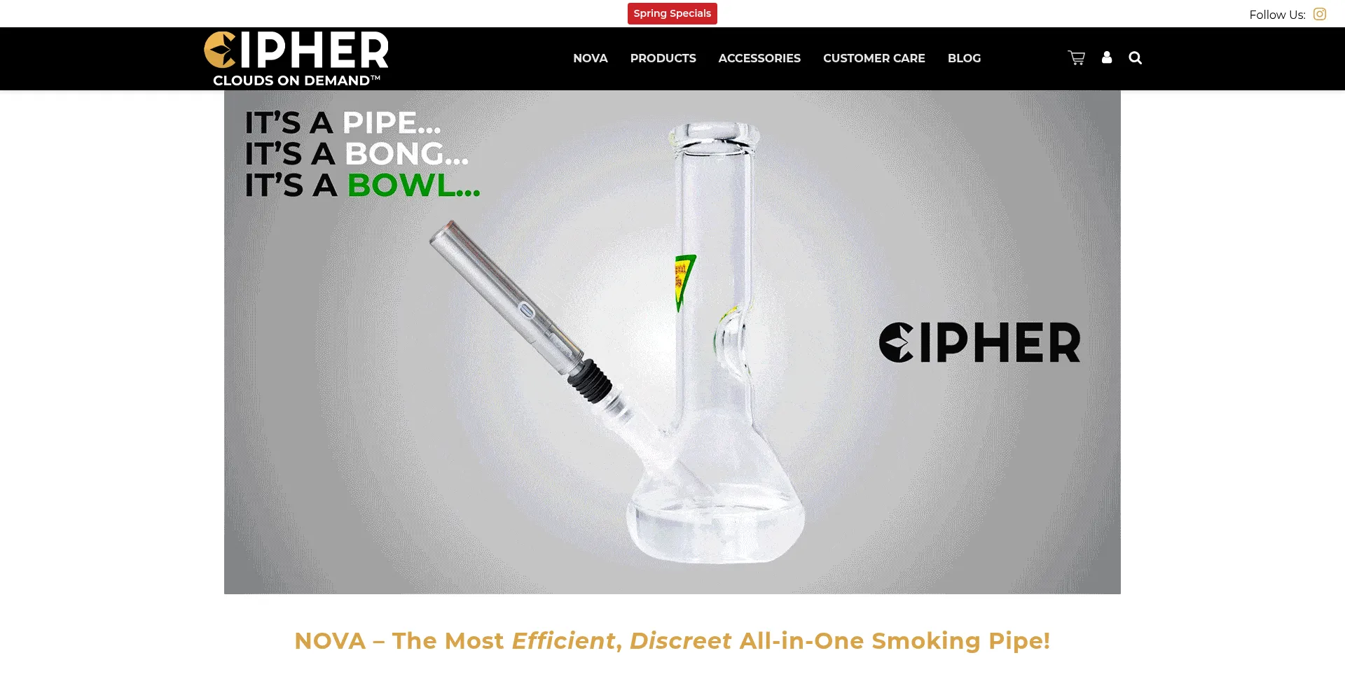 Website screenshot of Carrycipher.com