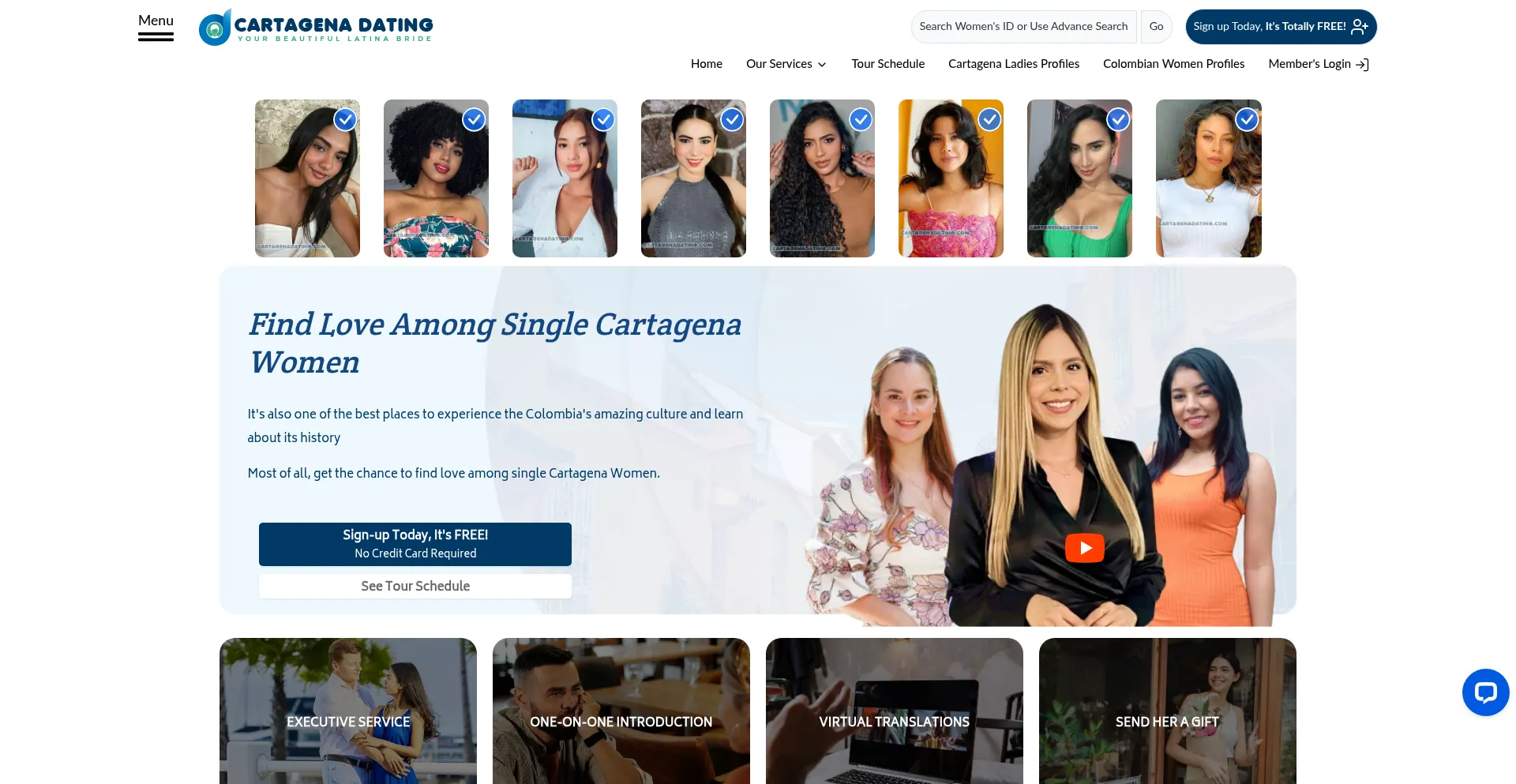 Cartagenadating.com Screenshot