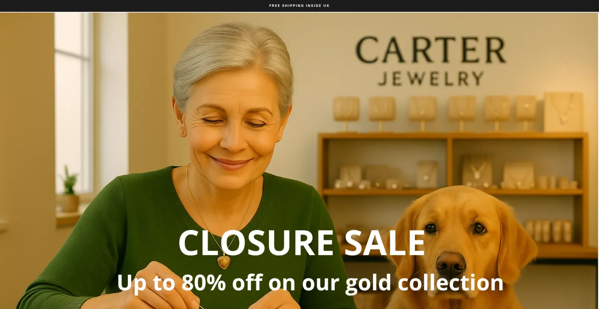 Website screenshot of Carter-jewelry.com