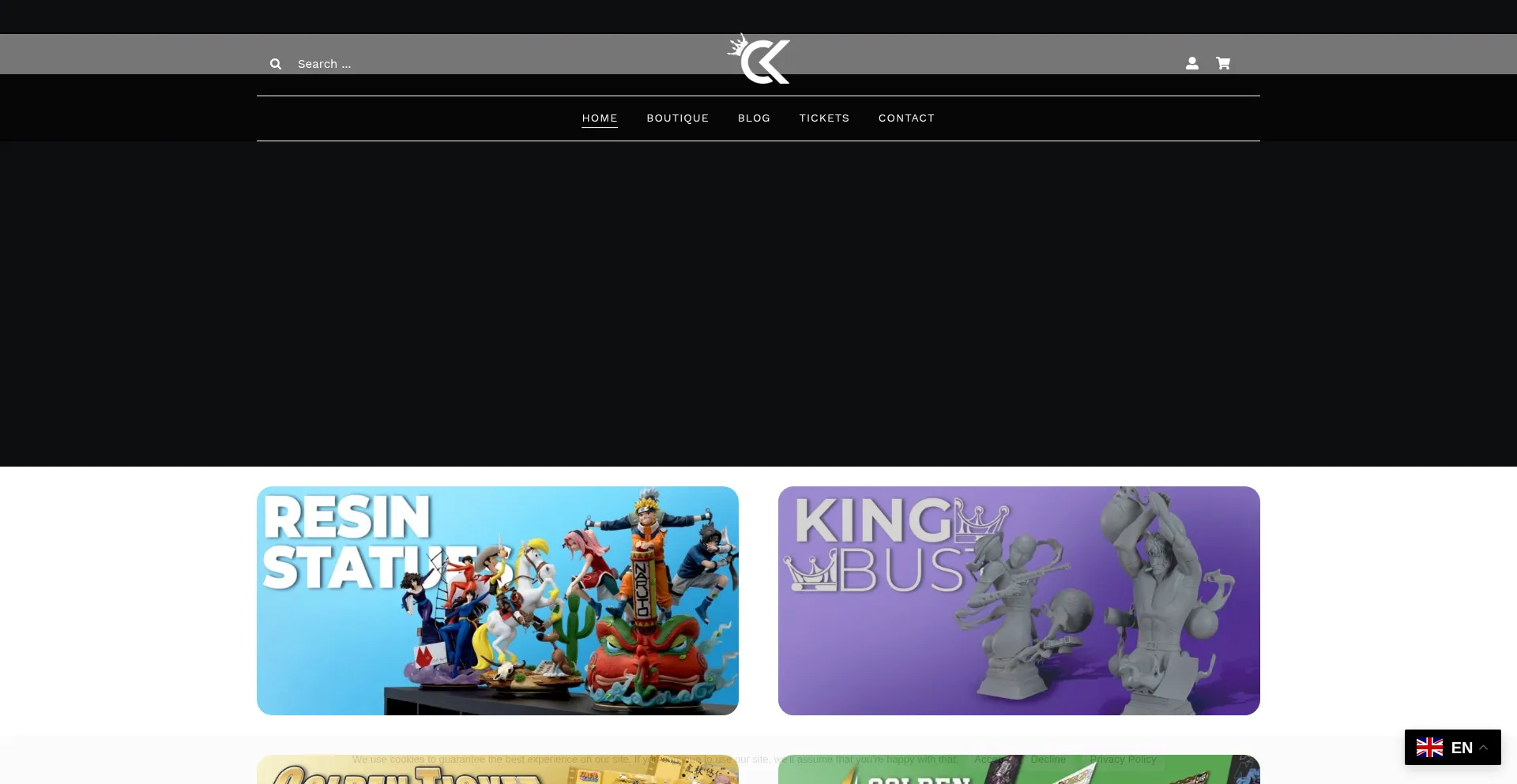 Website screenshot of Cartoon-kingdom.fr