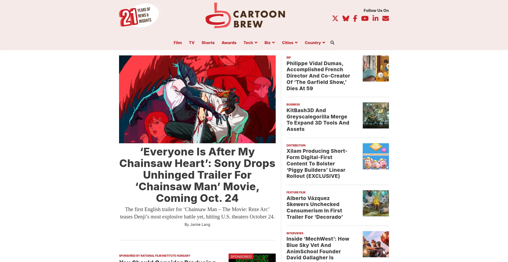 ¿És Seguro y Confiable Cartoonbrew.com?