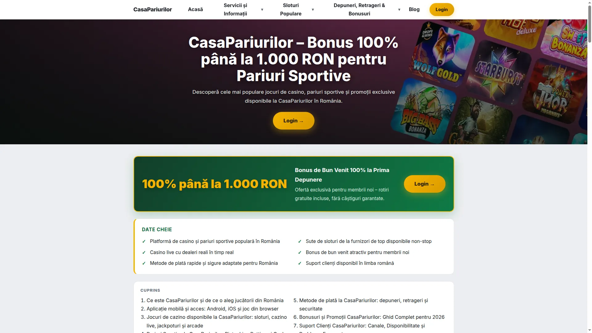 Casapariurilor-new.com