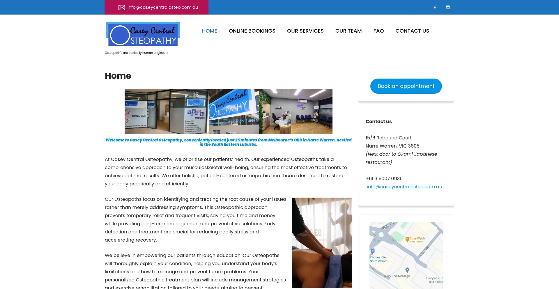 Caseycentralosteo.com.au