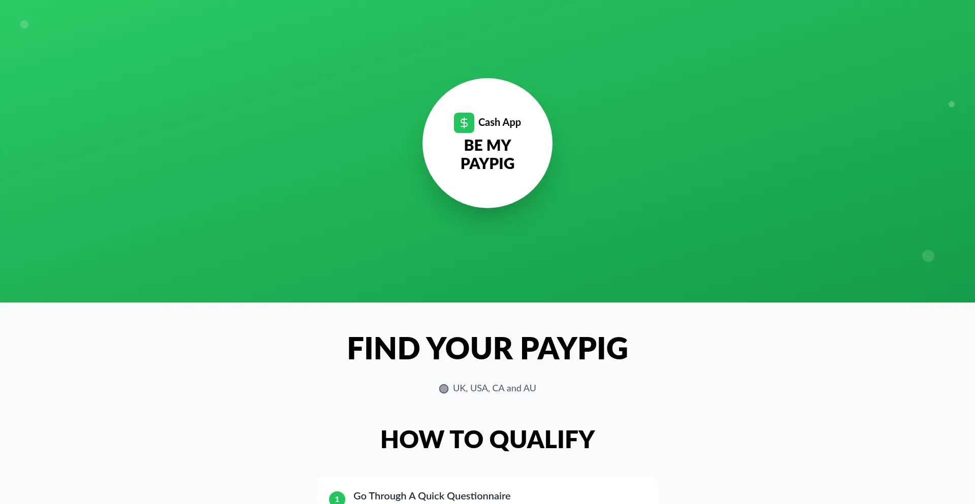 Website screenshot of Cashkey.xyz