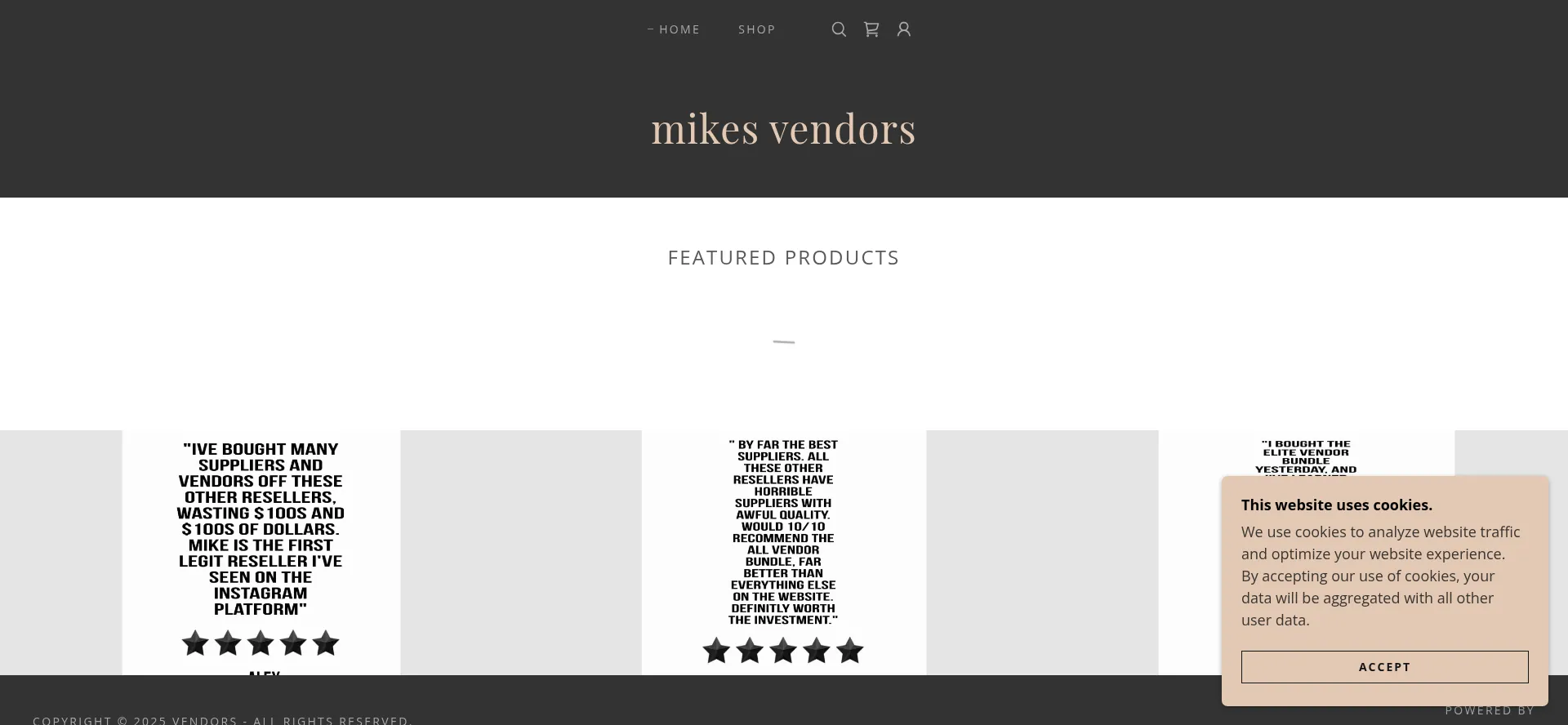 Website screenshot of Cashoutmike.net