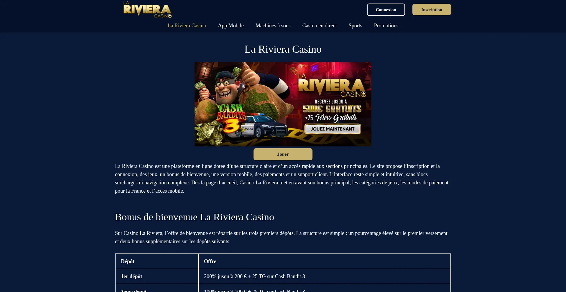 Casino-la-riviera-play.com