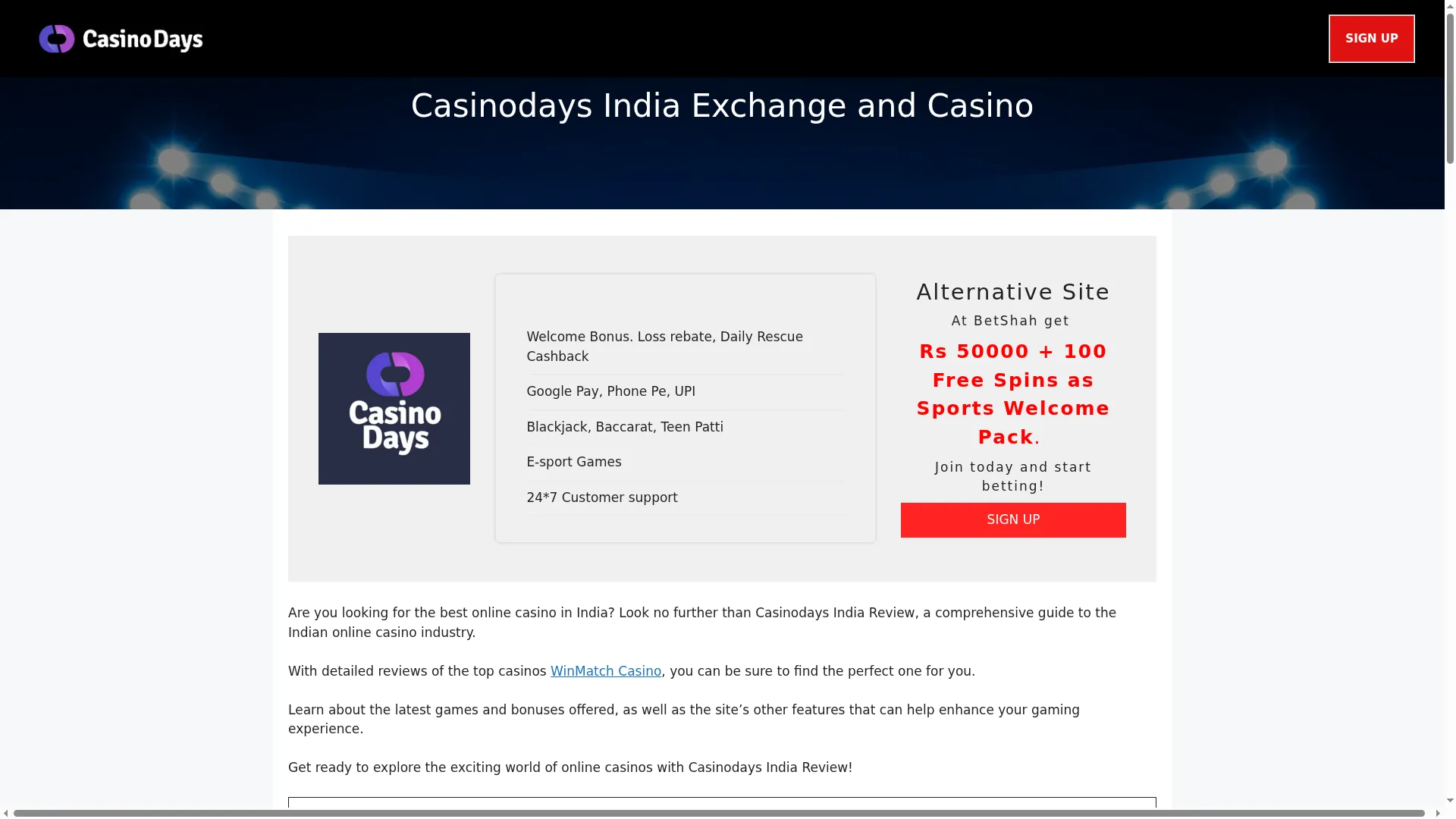 Casinodays-india.com