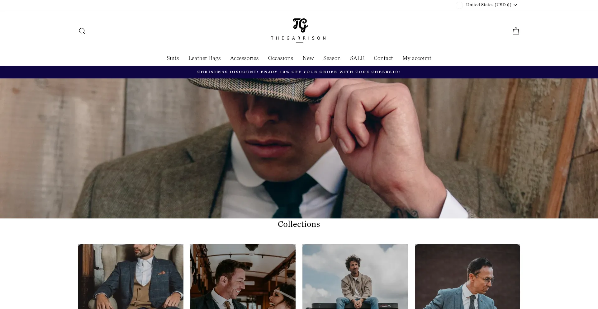 Website screenshot of Castlesonsuits.com