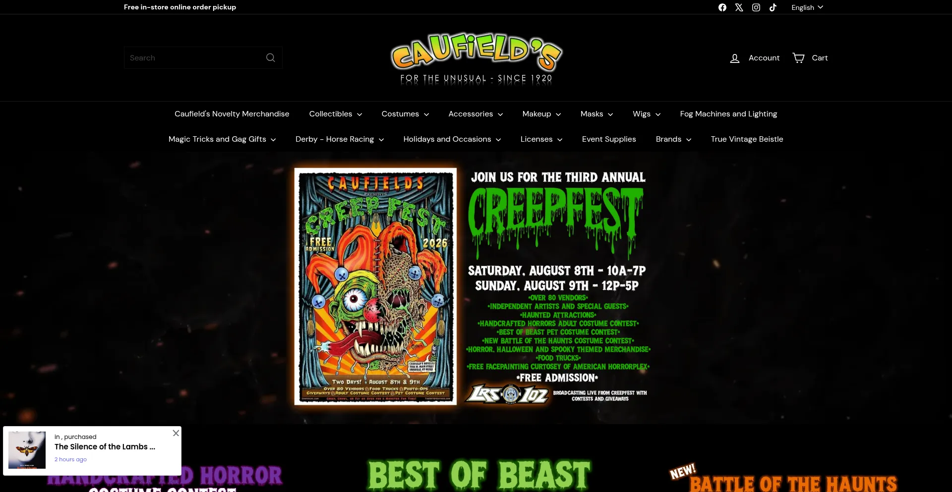 Caufields.com