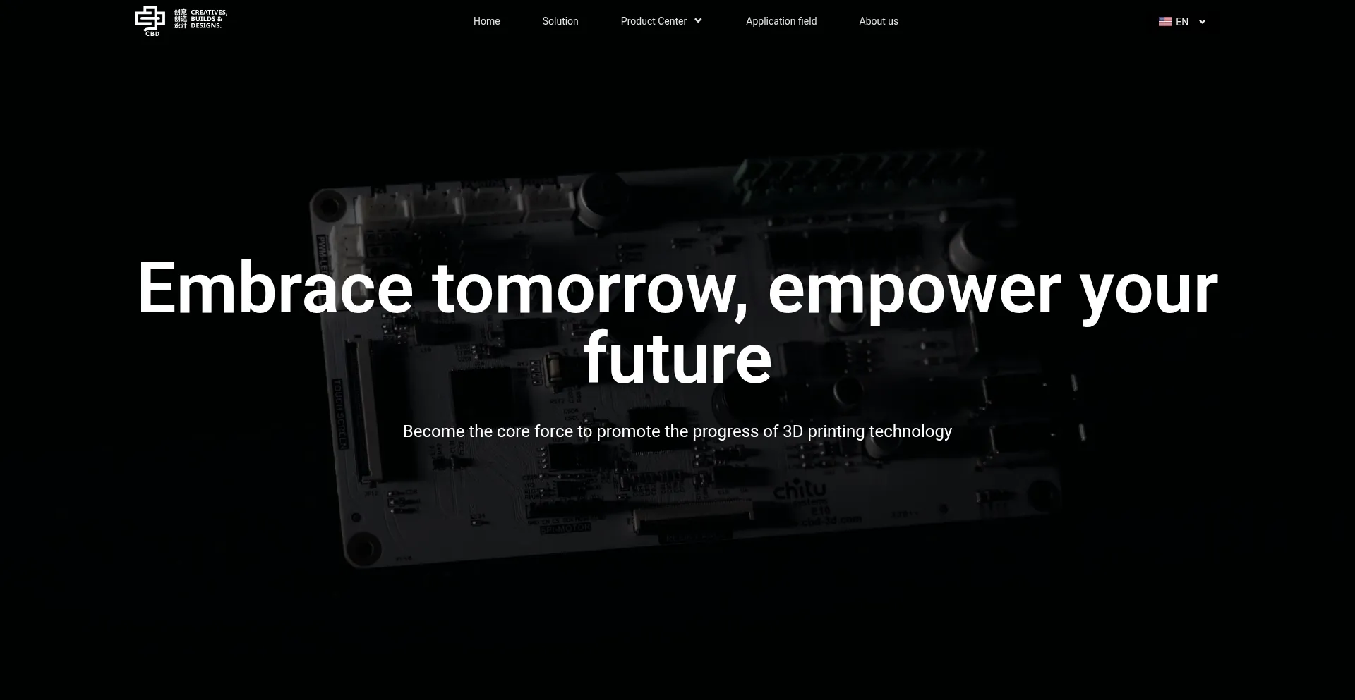 Website screenshot of Cbd-3d.com
