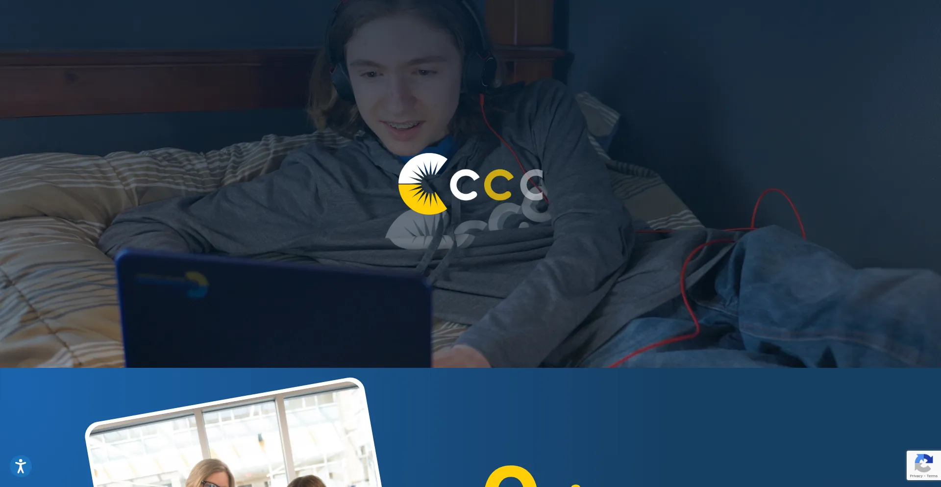 Website screenshot of Ccaeducate.me