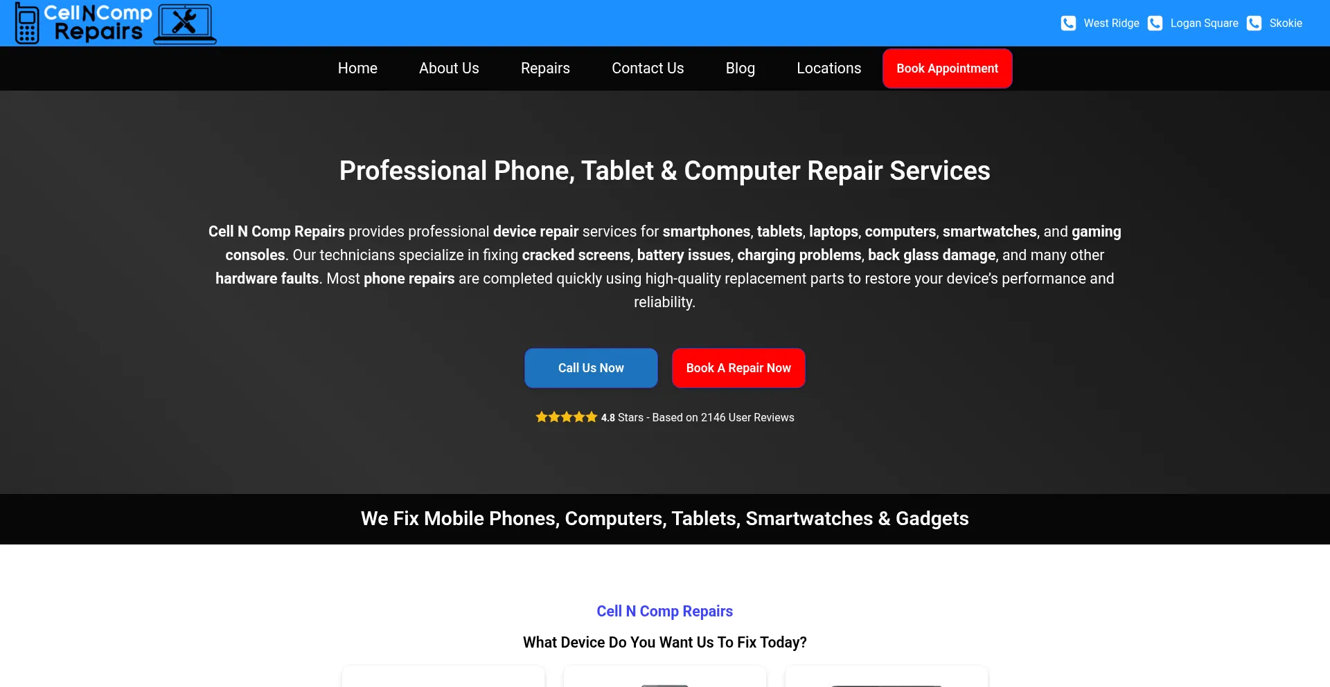 Cellncomprepairs.com
