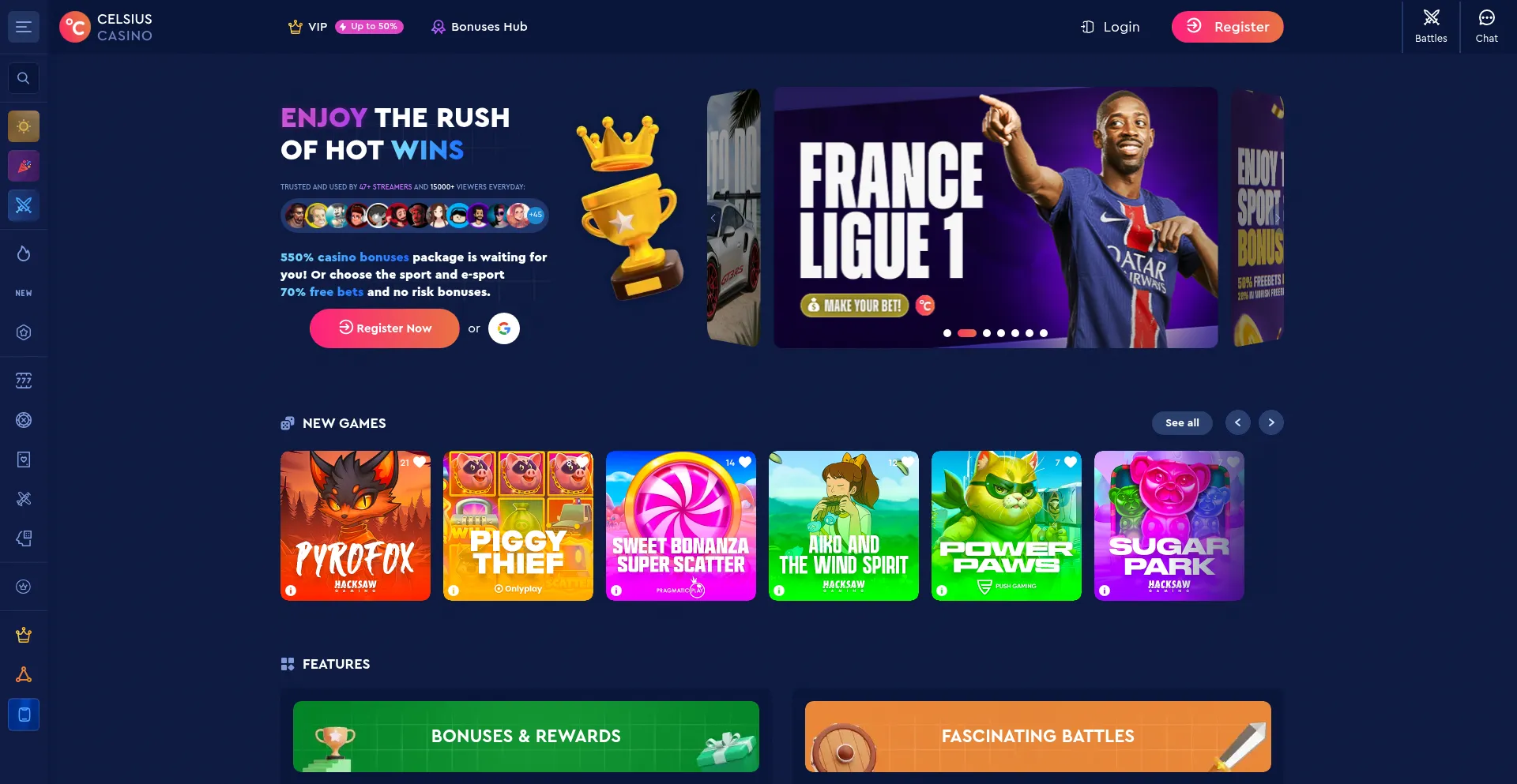 ¿És Seguro y Confiable Celsiuscasino.com?
