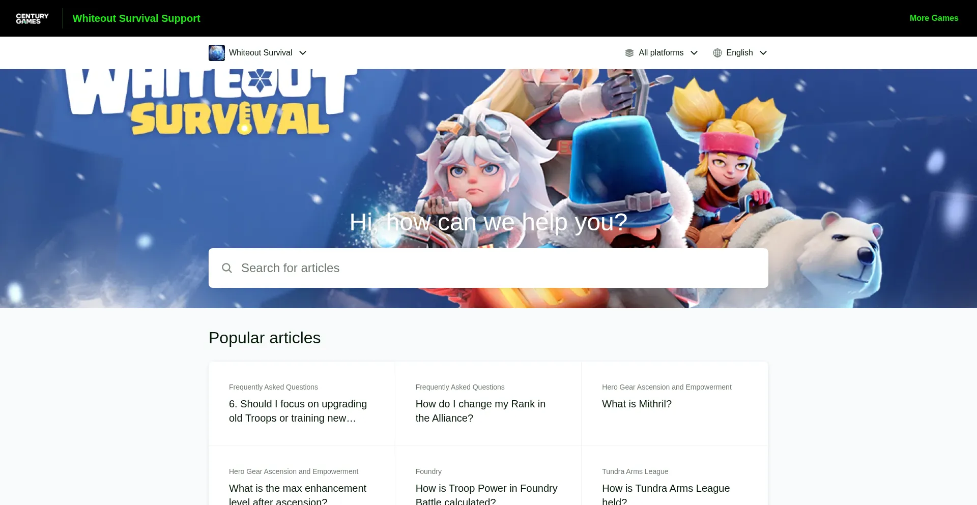 Centurygames.helpshift.com