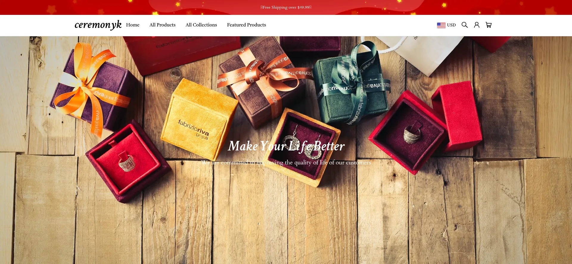 Website screenshot of Ceremonyk.com