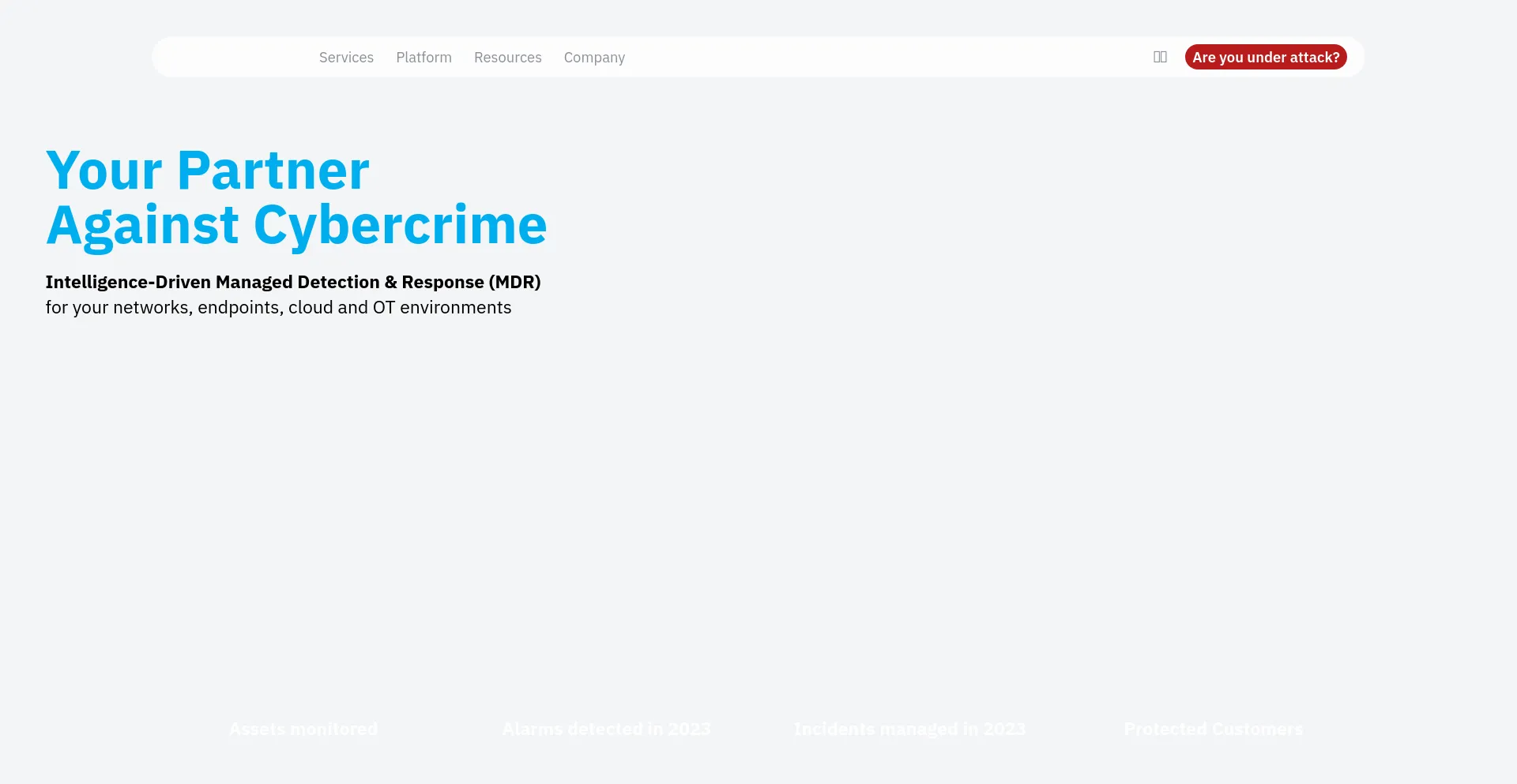 Website screenshot of Certego.net