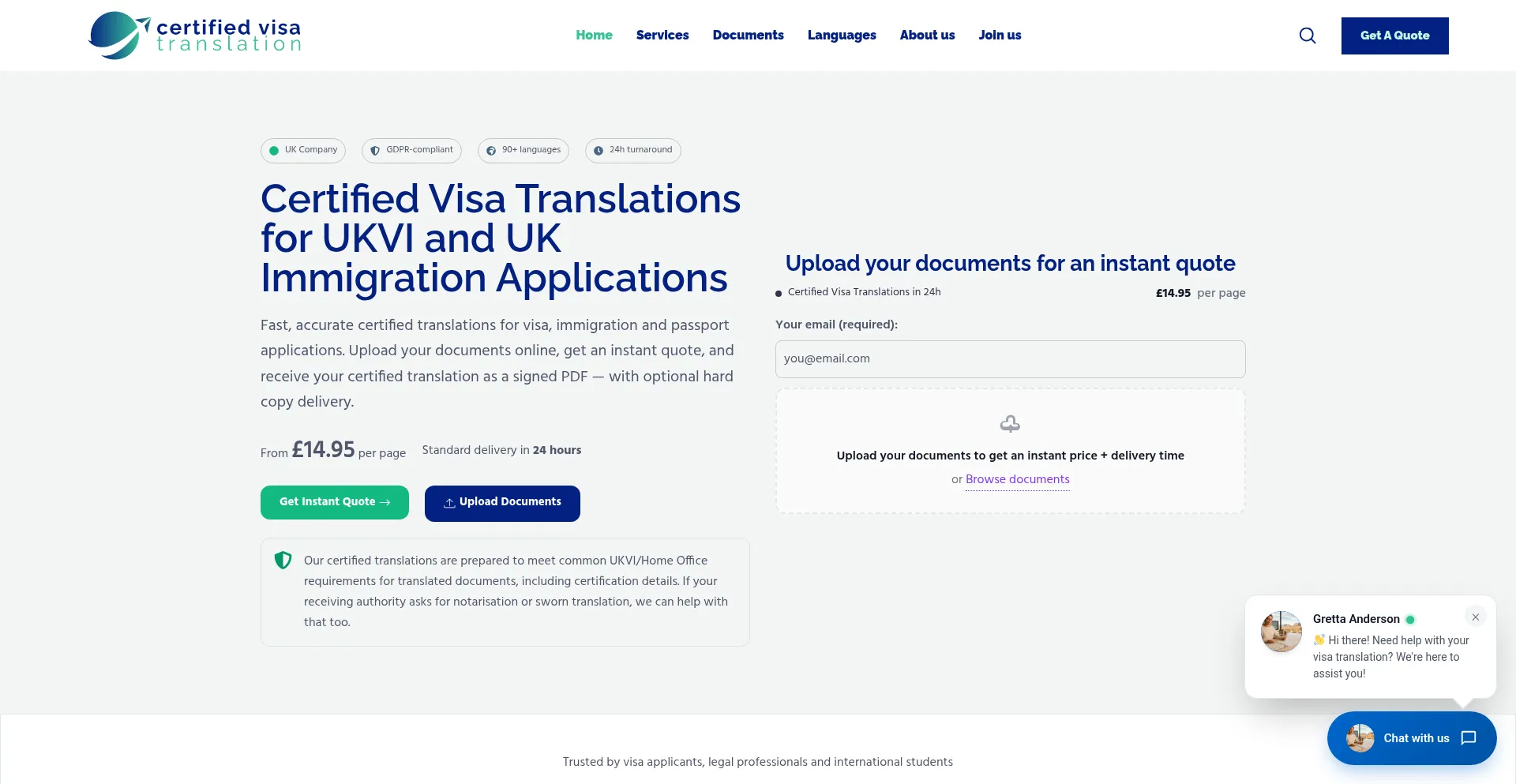 Certifiedvisatranslation.co.uk