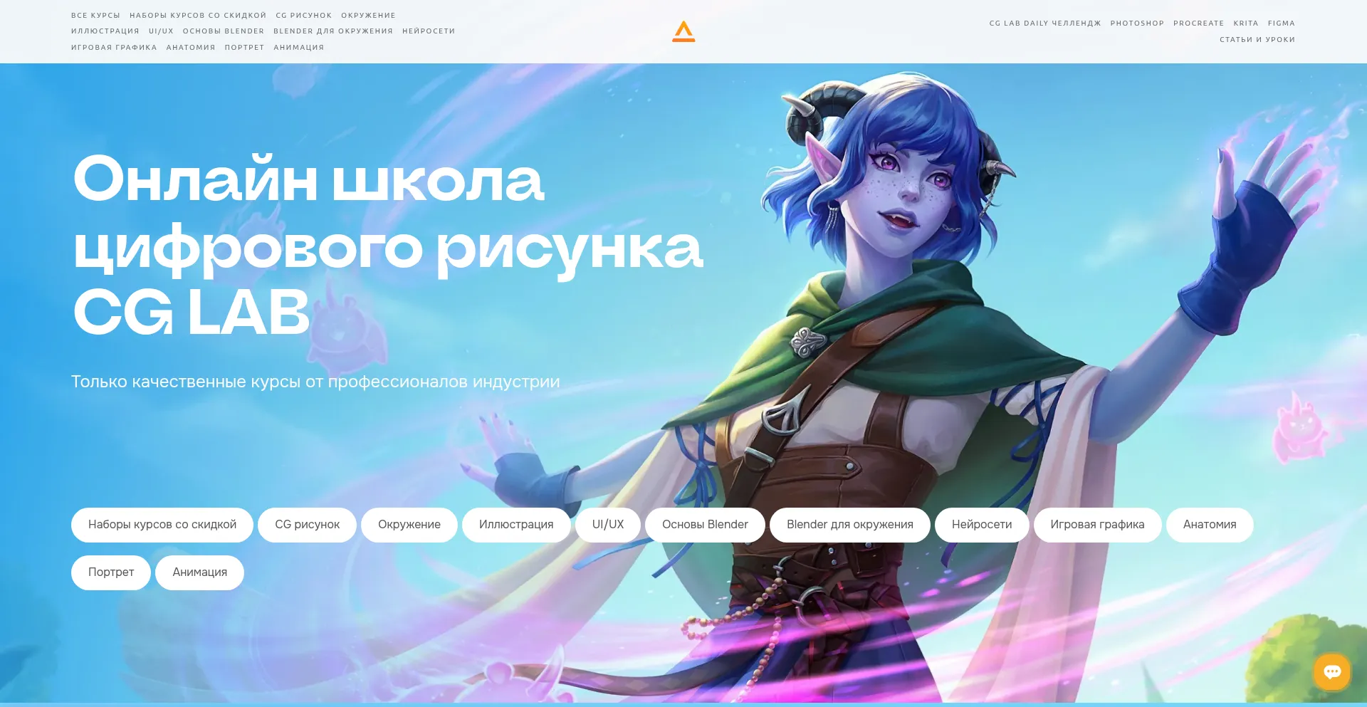 Website screenshot of Cglab.pro