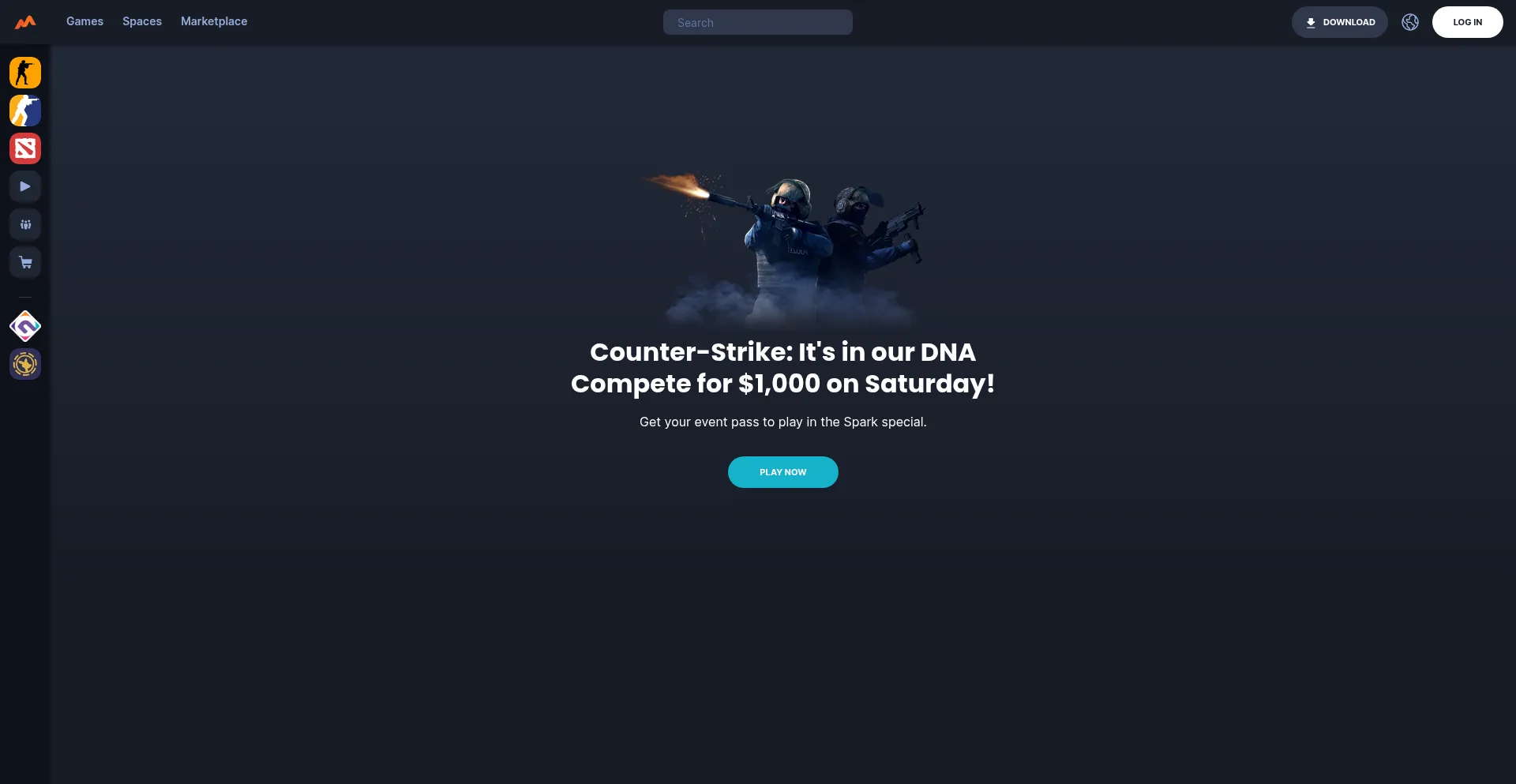 Website screenshot of Challengers.pro