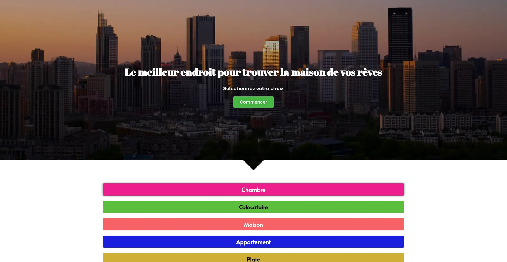 Website screenshot of Chambre-appartement-logement34.easyrental46.com